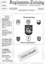 Letzte Ausgabe - Regimentsabend ab 2003 in Munster !